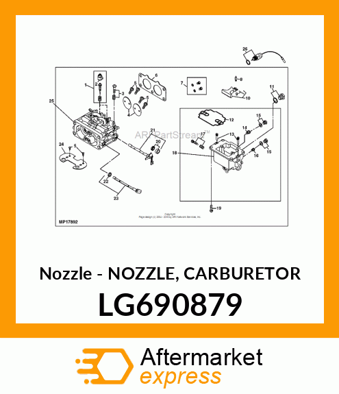 Nozzle LG690879