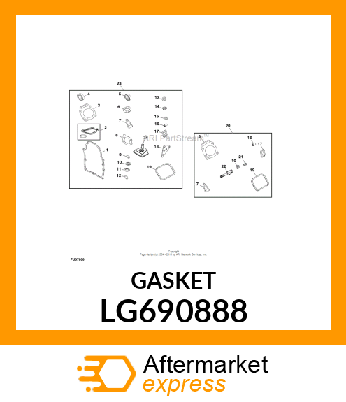 GASKET, CYLINDER HEAD LG690888