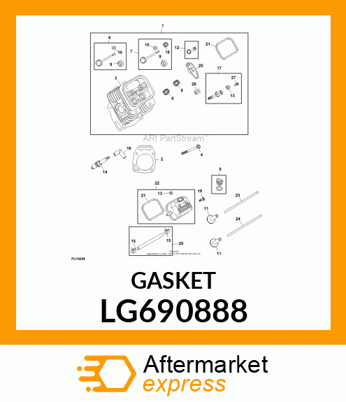 GASKET, CYLINDER HEAD LG690888