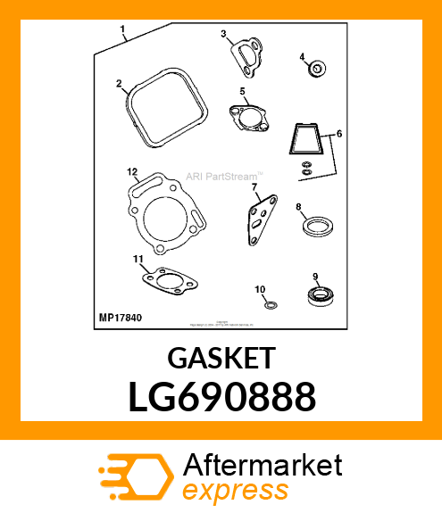 GASKET, CYLINDER HEAD LG690888