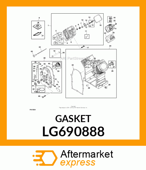 GASKET, CYLINDER HEAD LG690888