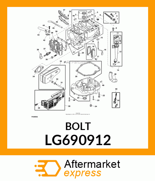 SCREW, CYLINDER HEAD LG690912