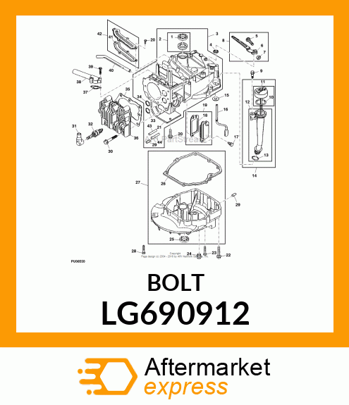 SCREW, CYLINDER HEAD LG690912