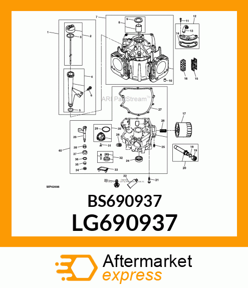 GASKET, BREATHER LG690937