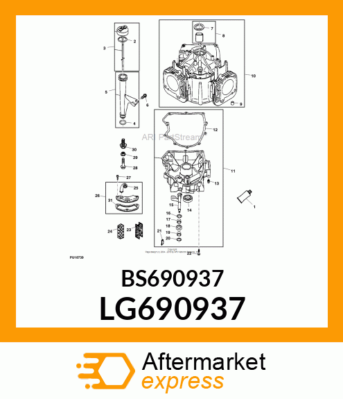 GASKET, BREATHER LG690937