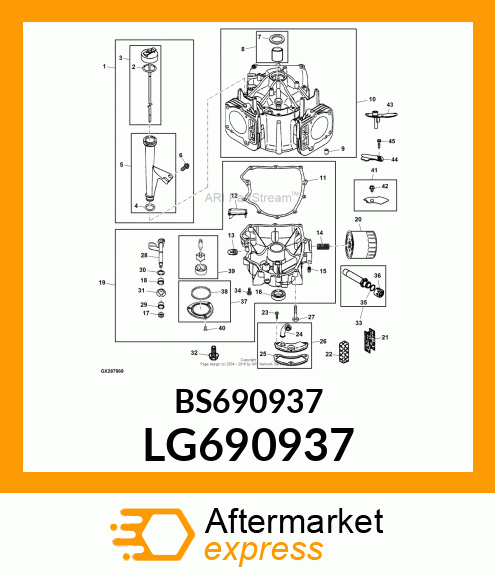 GASKET, BREATHER LG690937