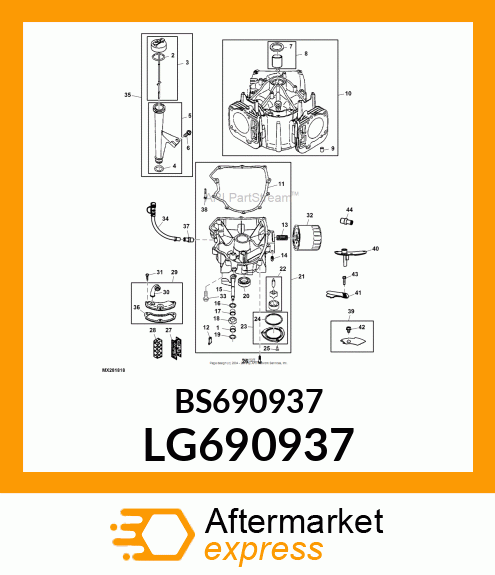 GASKET, BREATHER LG690937