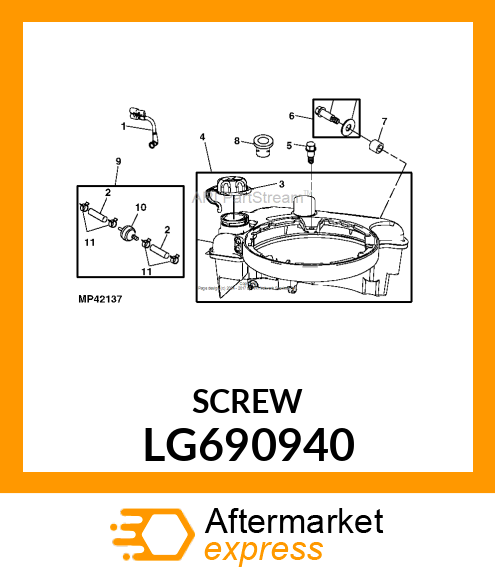 SCREW, HEX HEAD LG690940