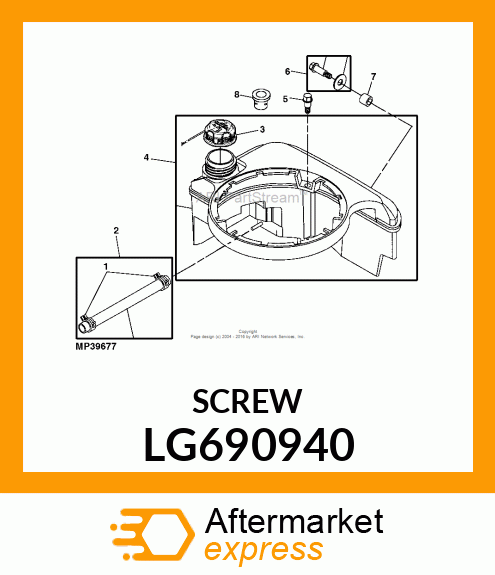 SCREW, HEX HEAD LG690940