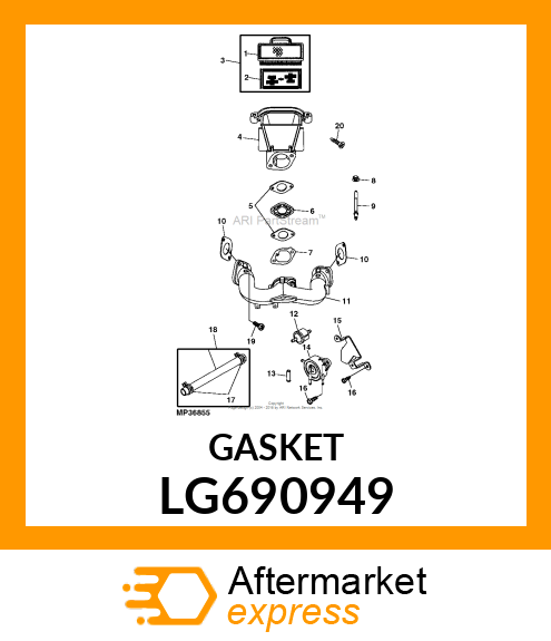 GASKET, INTAKE LG690949