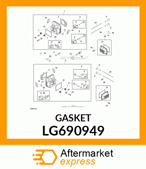 GASKET, INTAKE LG690949