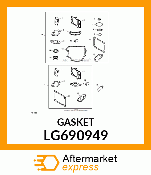 GASKET, INTAKE LG690949