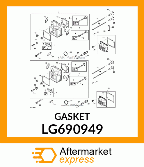 GASKET, INTAKE LG690949