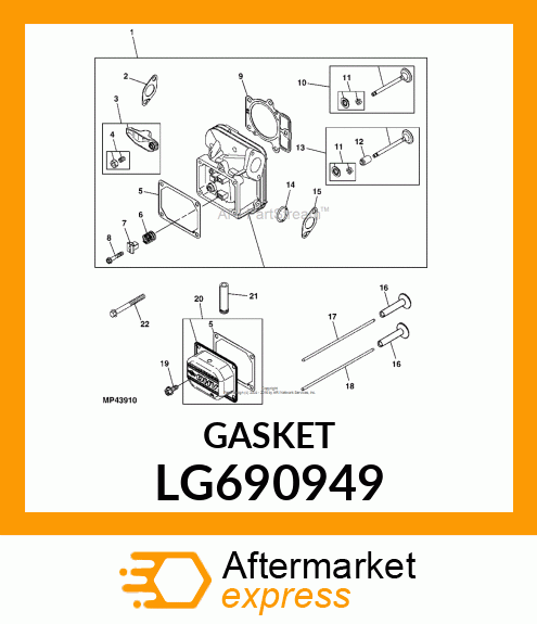 GASKET, INTAKE LG690949