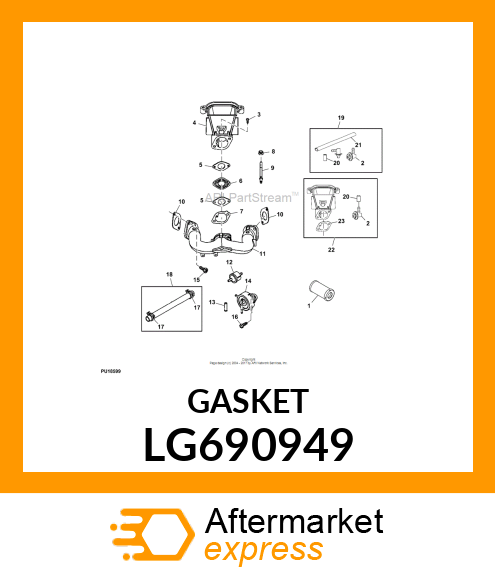 GASKET, INTAKE LG690949