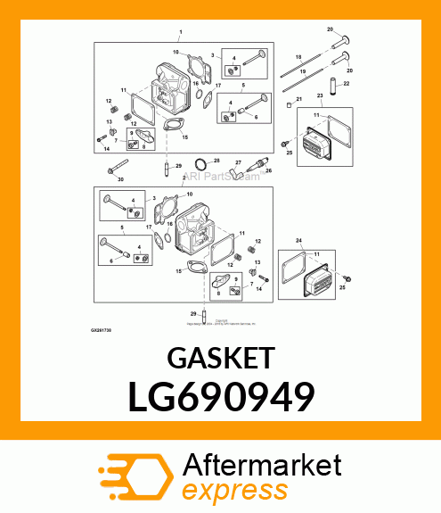 GASKET, INTAKE LG690949