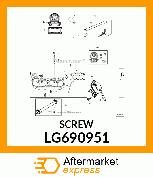 STUD, CARBURETOR MOUNT LG690951