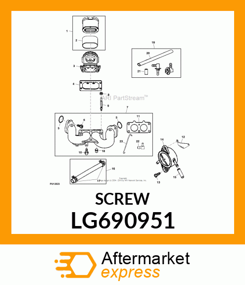 STUD, CARBURETOR MOUNT LG690951