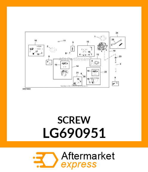 STUD, CARBURETOR MOUNT LG690951