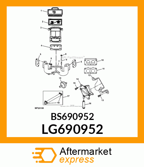 Spacer Carburetor LG690952