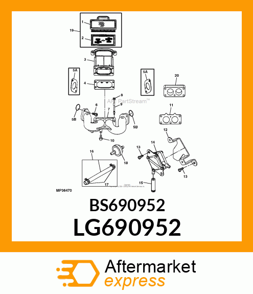 Spacer Carburetor LG690952