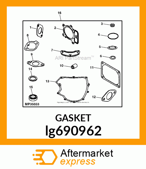 GASKET, CYLINDER HEAD lg690962