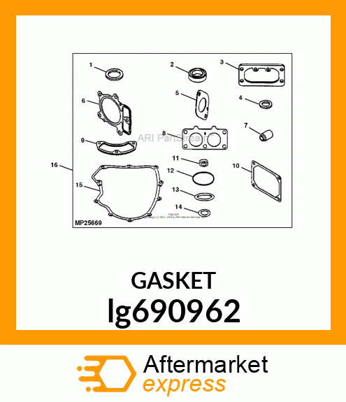 GASKET, CYLINDER HEAD lg690962