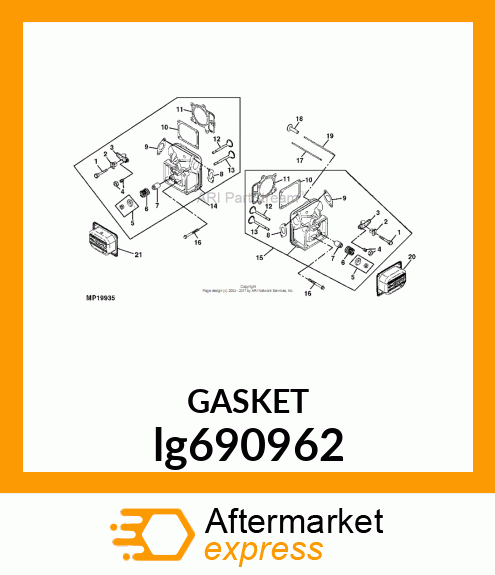 GASKET, CYLINDER HEAD lg690962