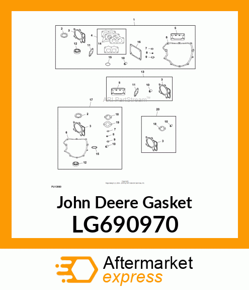 GASKET, EXHAUST LG690970