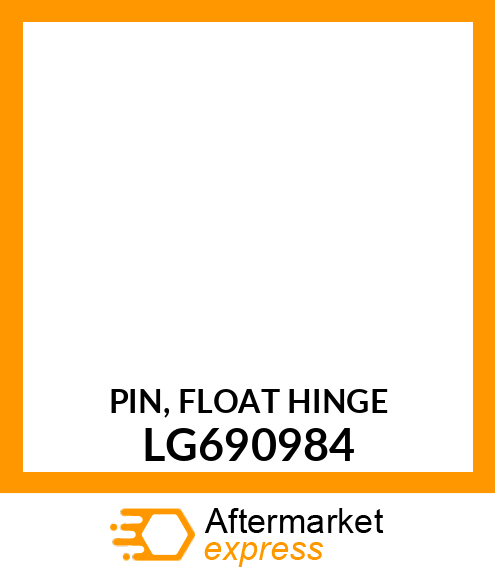 PIN, FLOAT HINGE LG690984