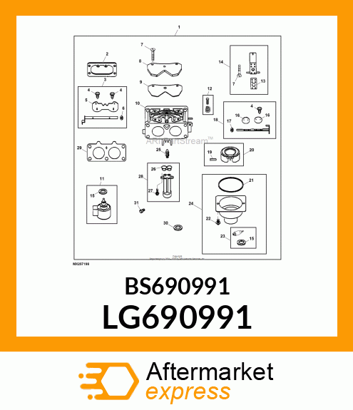 SCREW, HEX LG690991