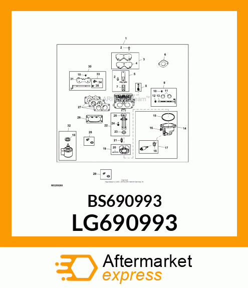 VALVE, THROTTLE LG690993