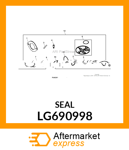 SEAL, CHOKE SHAFT LG690998