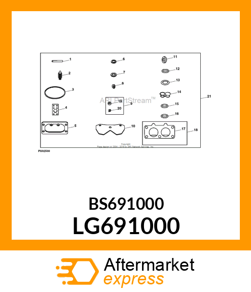 SEAL, THROTTLE SHAFT LG691000