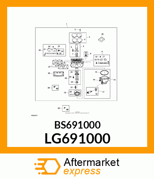 SEAL, THROTTLE SHAFT LG691000