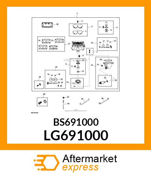 SEAL, THROTTLE SHAFT LG691000