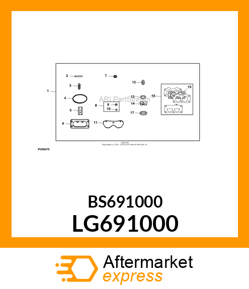 SEAL, THROTTLE SHAFT LG691000