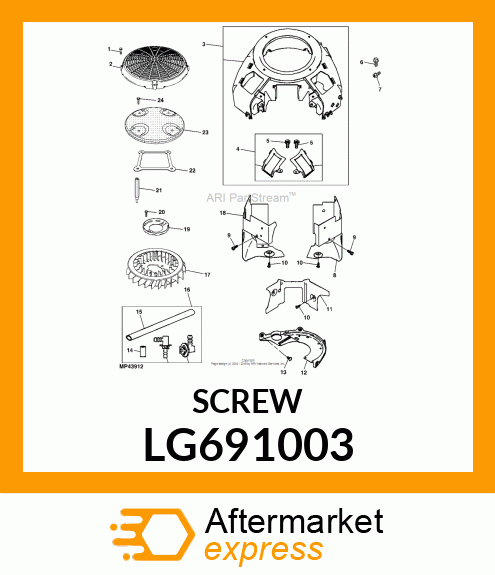 SCREW, HEX LG691003