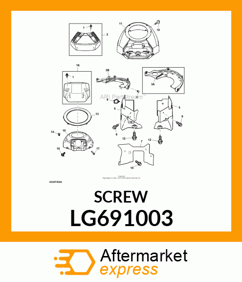 SCREW, HEX LG691003