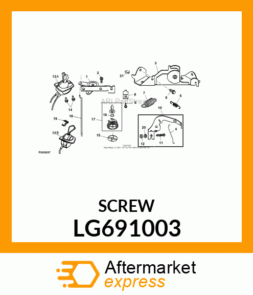 SCREW, HEX LG691003