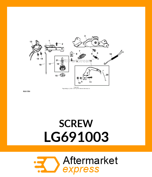 SCREW, HEX LG691003