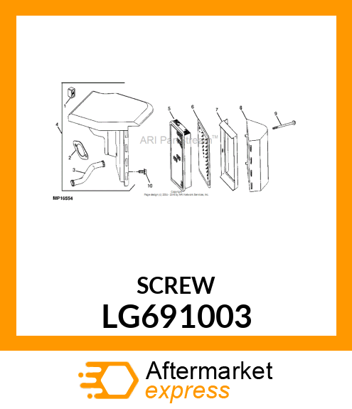 SCREW, HEX LG691003