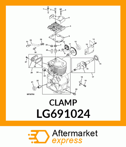 CLAMP, CASING LG691024