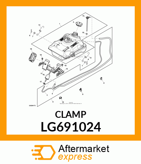 CLAMP, CASING LG691024