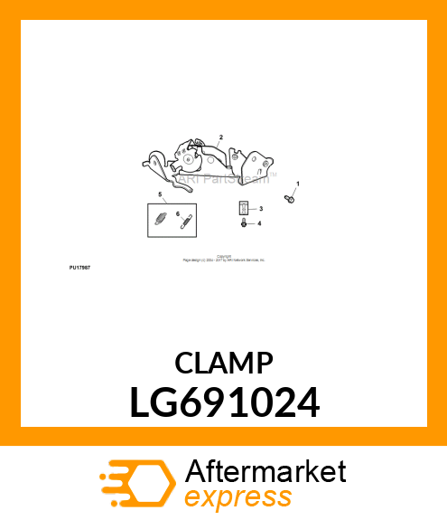 CLAMP, CASING LG691024