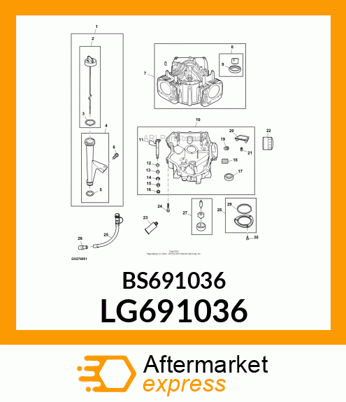 DIPSTICK, OIL LG691036