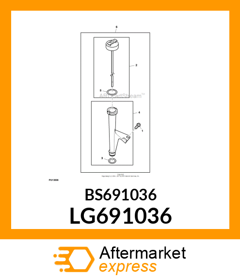 DIPSTICK, OIL LG691036