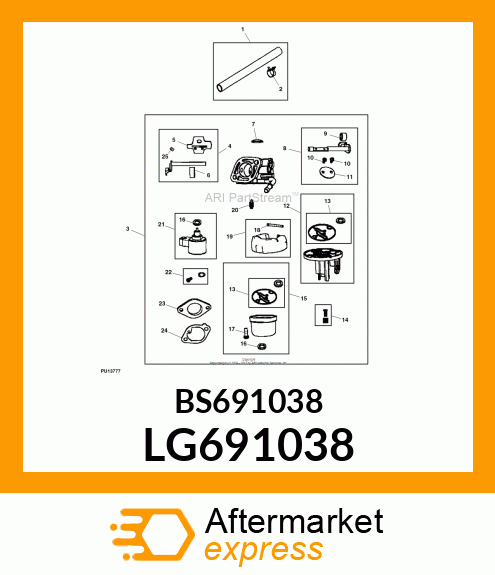 Clamp - CLAMP, CLAMP, HOSE # LG691038