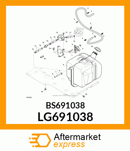 Clamp - CLAMP, CLAMP, HOSE # LG691038