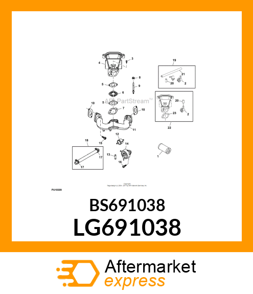 Clamp - CLAMP, CLAMP, HOSE # LG691038